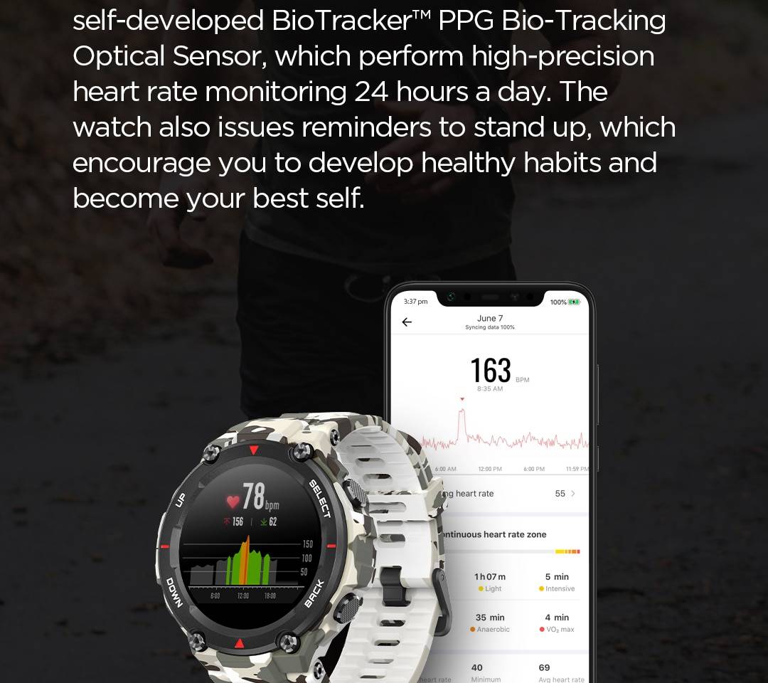 T-Rex Waterproof Smartwatch T-Rex Waterproof Smartwatch