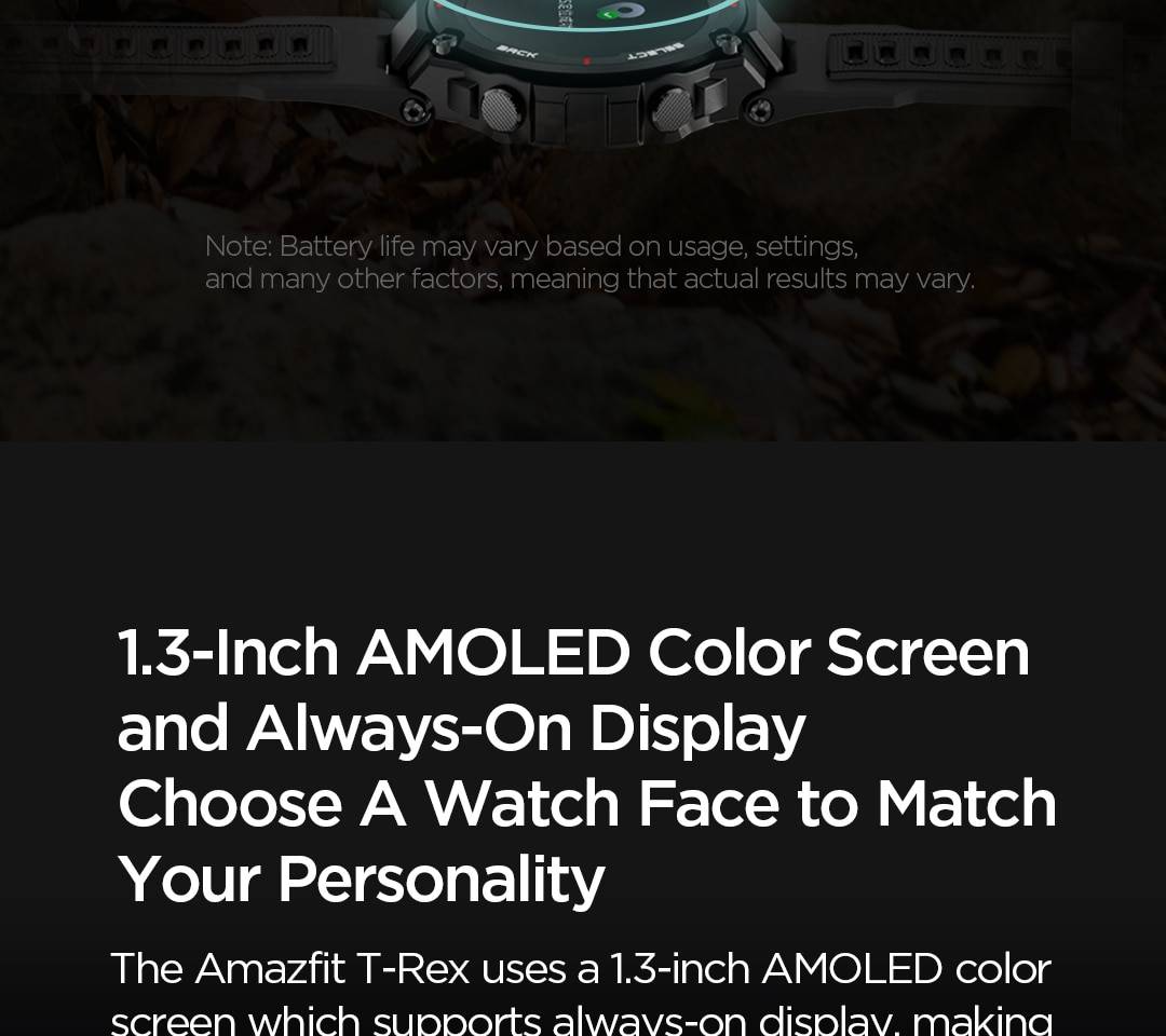 T-Rex Waterproof Smartwatch T-Rex Waterproof Smartwatch