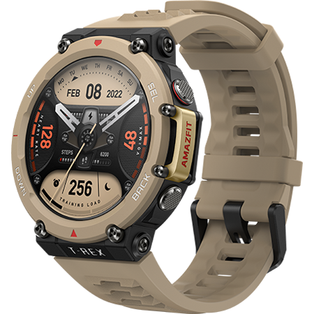 Novo Amazfit t Rex 2 Smartwatch Premium Color: khaki