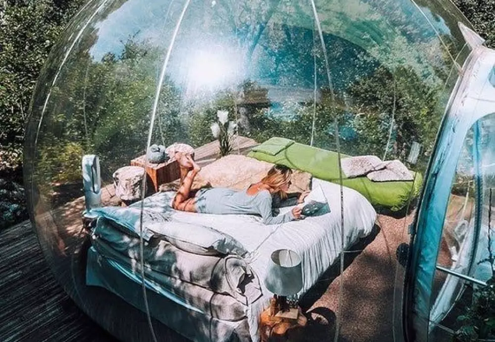 camping clear inflatable bubble tent